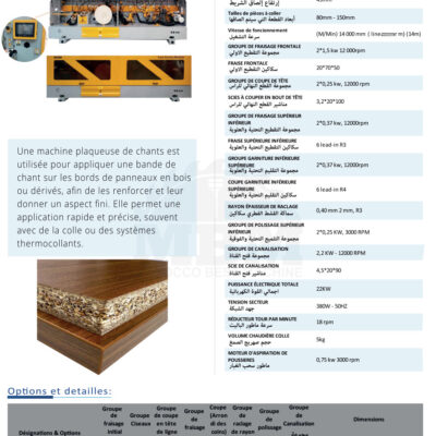 Plaqueuse de Chants Automatique BOSS KB100
